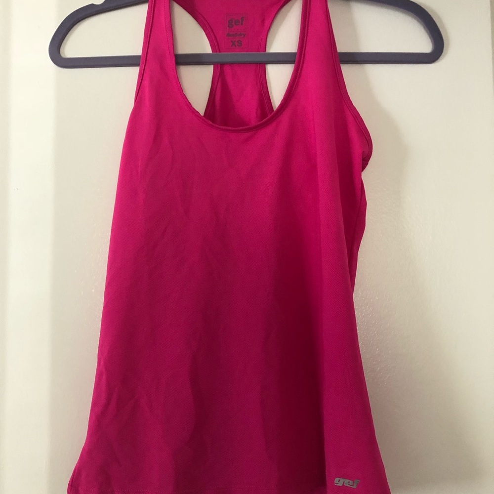 Pink workout tank top size xsmall